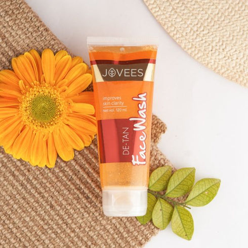 Jovees Herbal De-Tan Face Wash | For Women Men